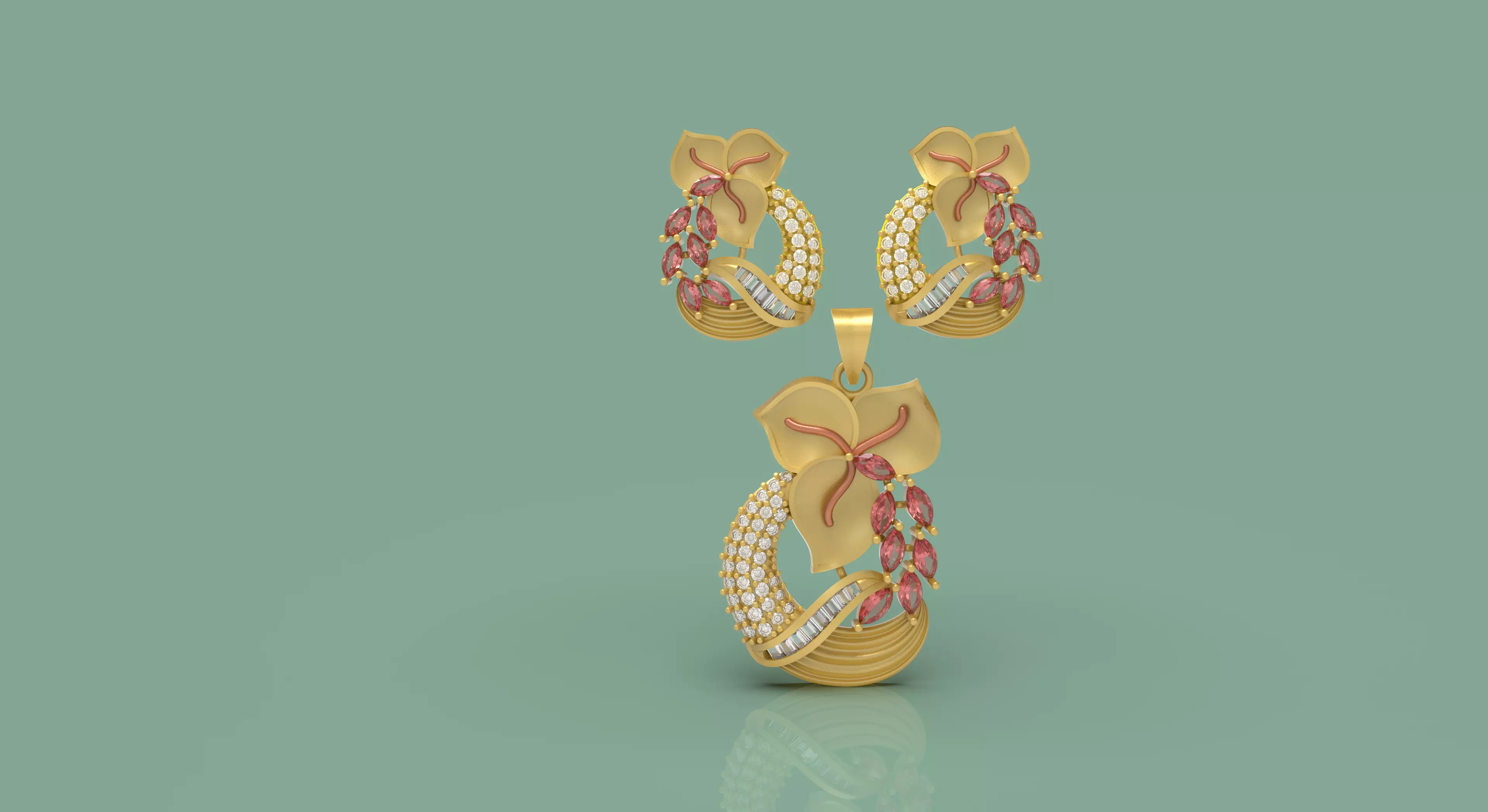 Diamond Pendant - 0120 3D print model