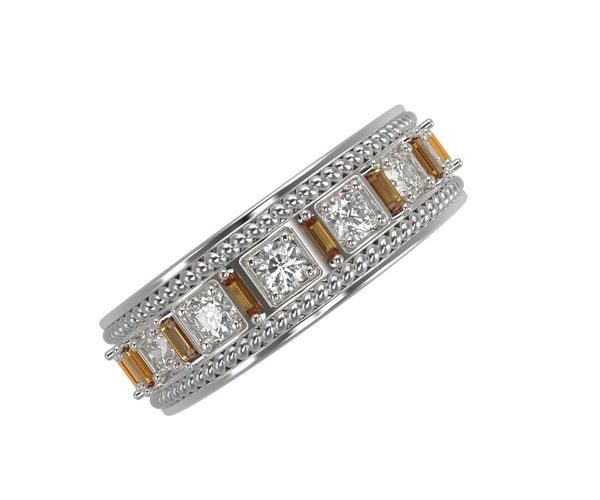 Tied Together Wedding Band 3D print model