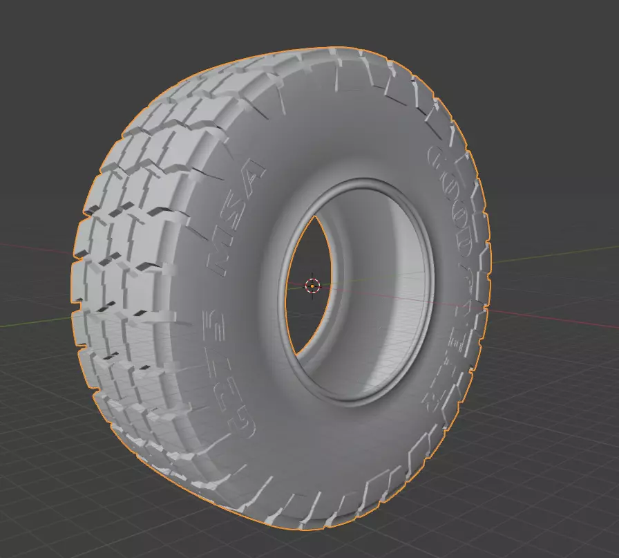 OFF Road Tires 3D model_3
