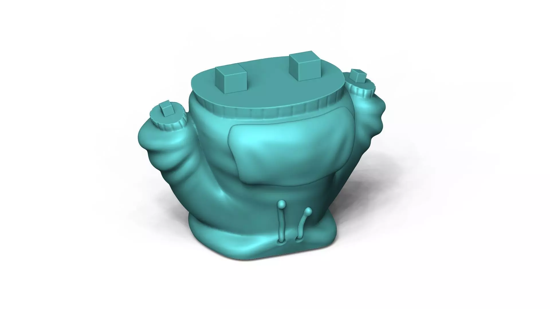 Cute Alien Miniature - Cap - Chibi 3D print model_23