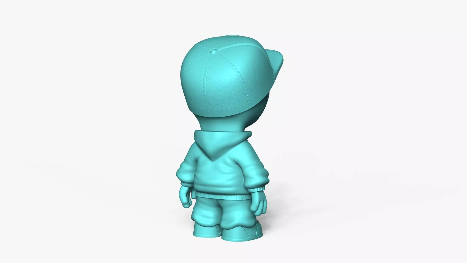 Cute Alien Miniature - Cap - Chibi 3D print model_13