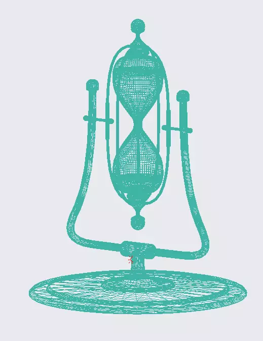 Hourglass 3D model_1