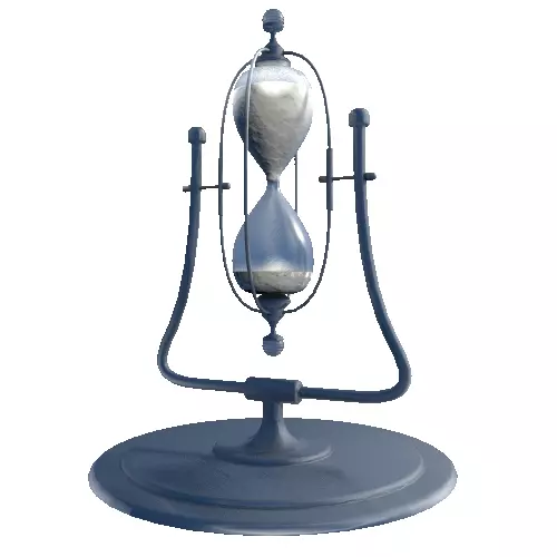 Hourglass 3D model_0