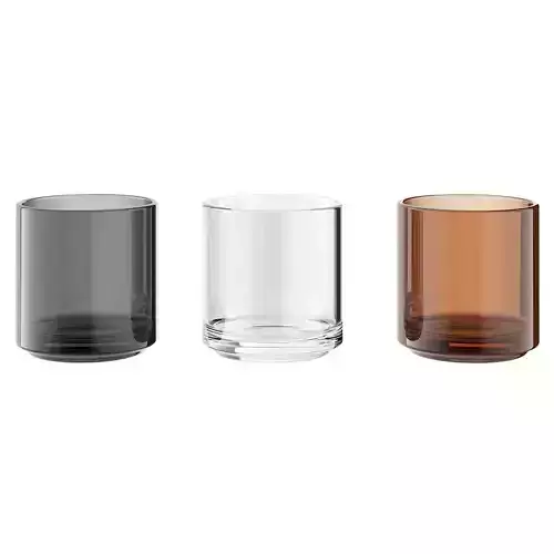 Planter Glass Tumbler 85 mm by Hasami Porcelain 3D model