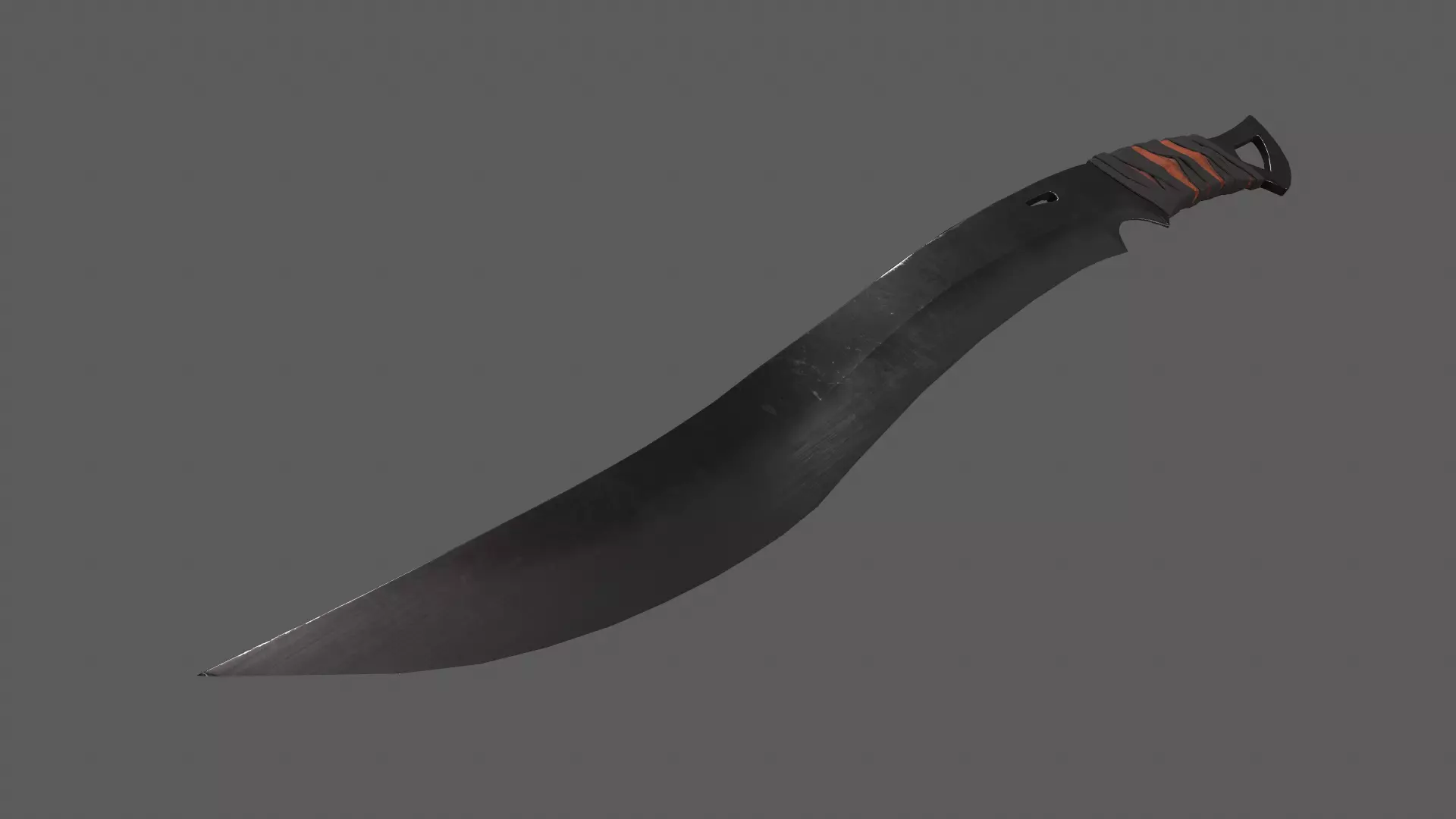 Combat Cleaver Low-poly 3D model_18