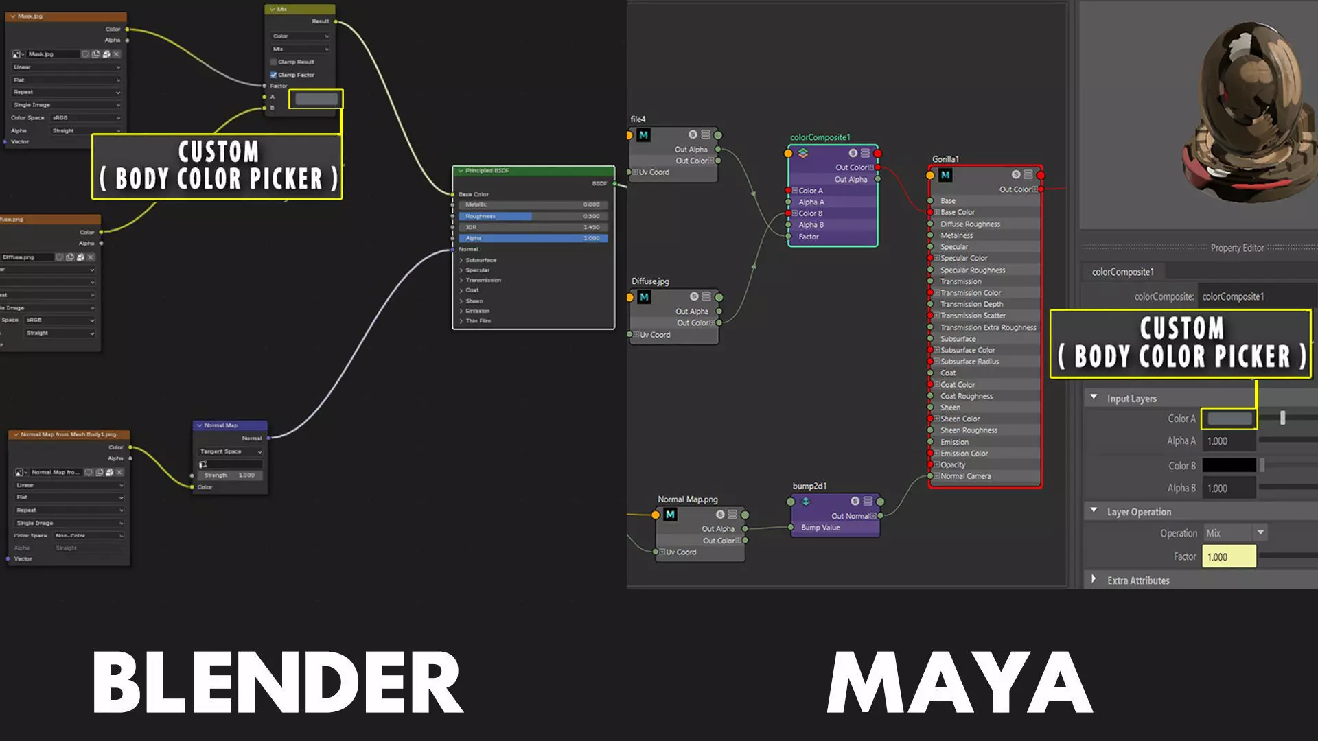 Gorilla Stylize II Cartoon Low-poly 3D model_8