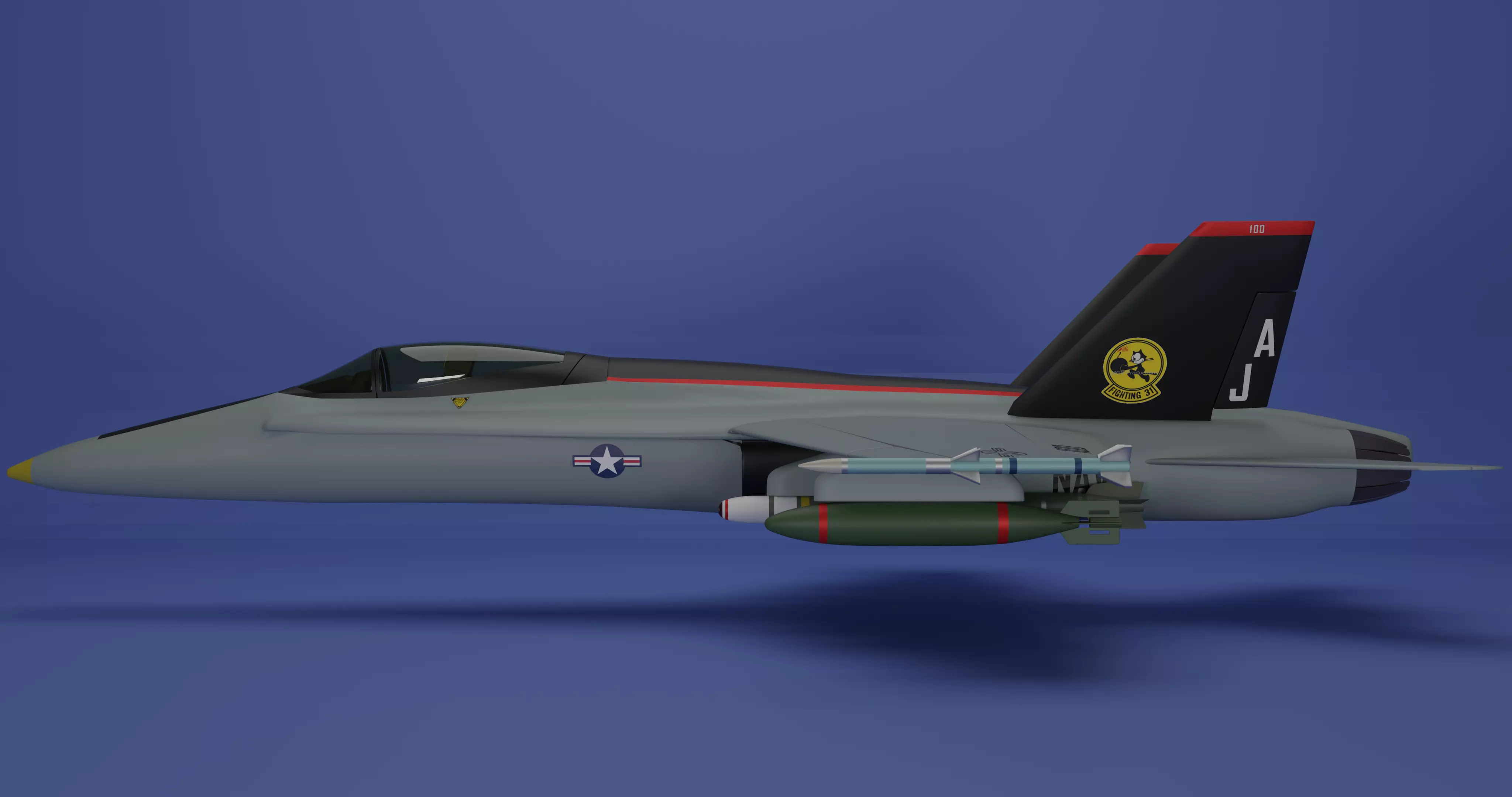 McDonnell Douglas FA-18 Hornet 3D model_5
