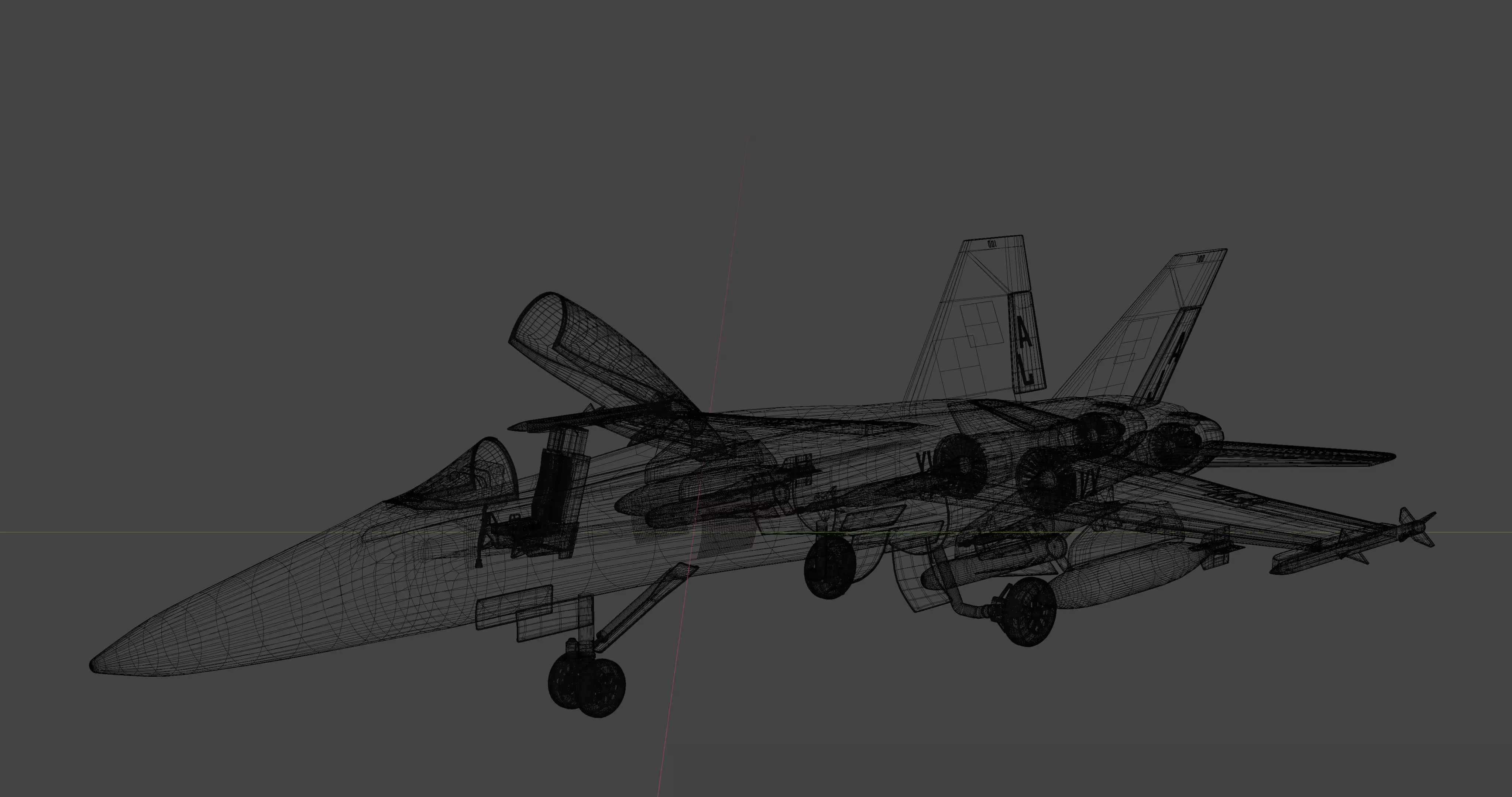McDonnell Douglas FA-18 Hornet 3D model_11