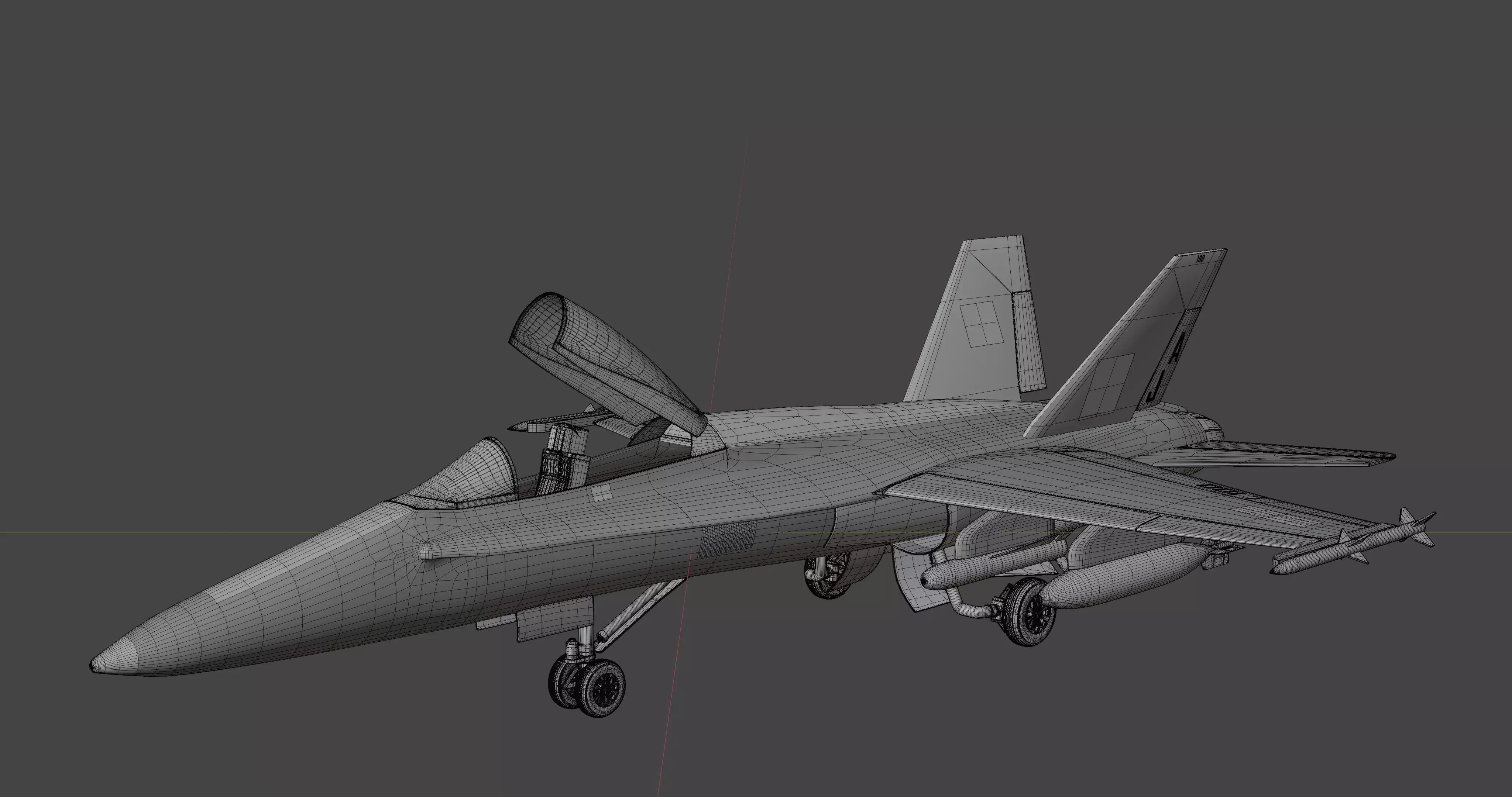 McDonnell Douglas FA-18 Hornet 3D model_10