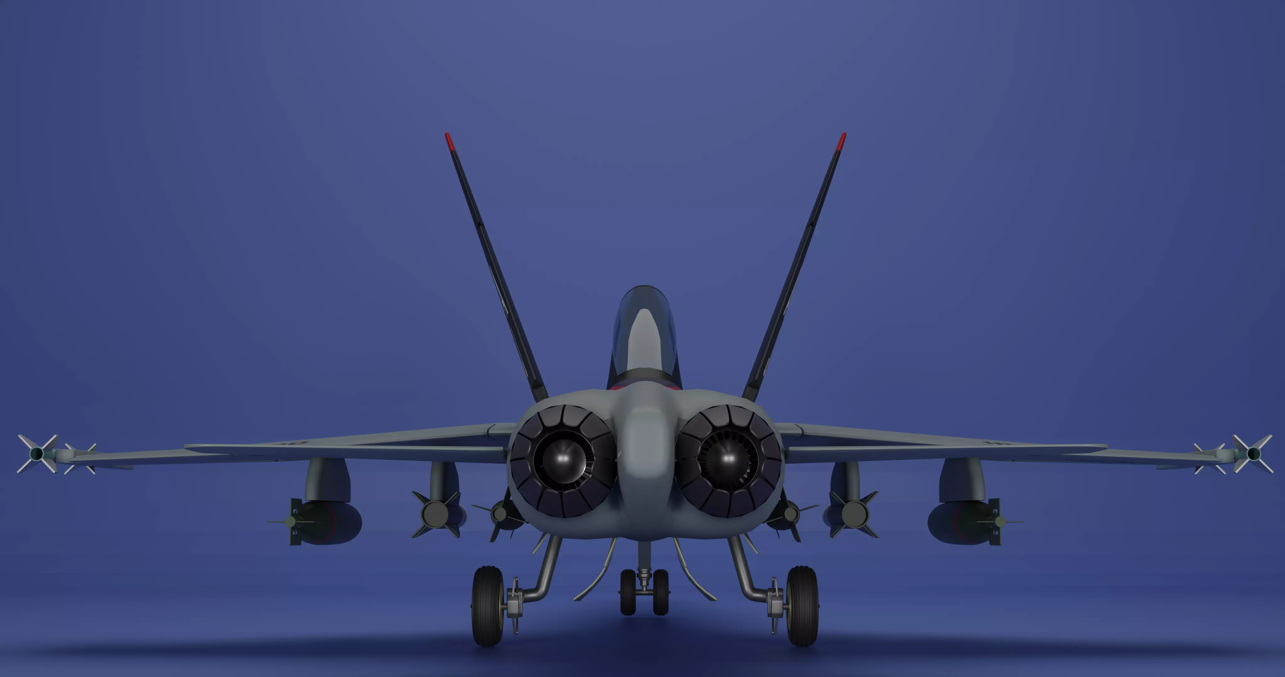 McDonnell Douglas FA-18 Hornet 3D model_8
