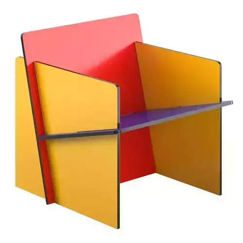 Bauchair Seletti chair in Mid-century style