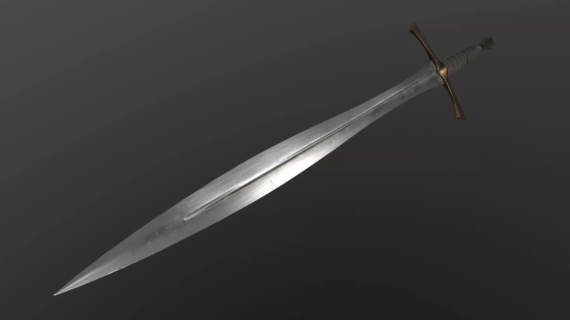Dragon Swords Low-poly 3D model_22