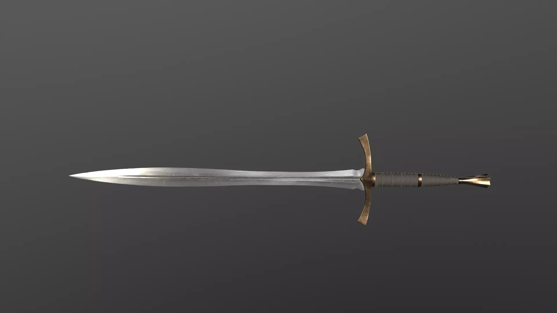Dragon Swords Low-poly 3D model_6