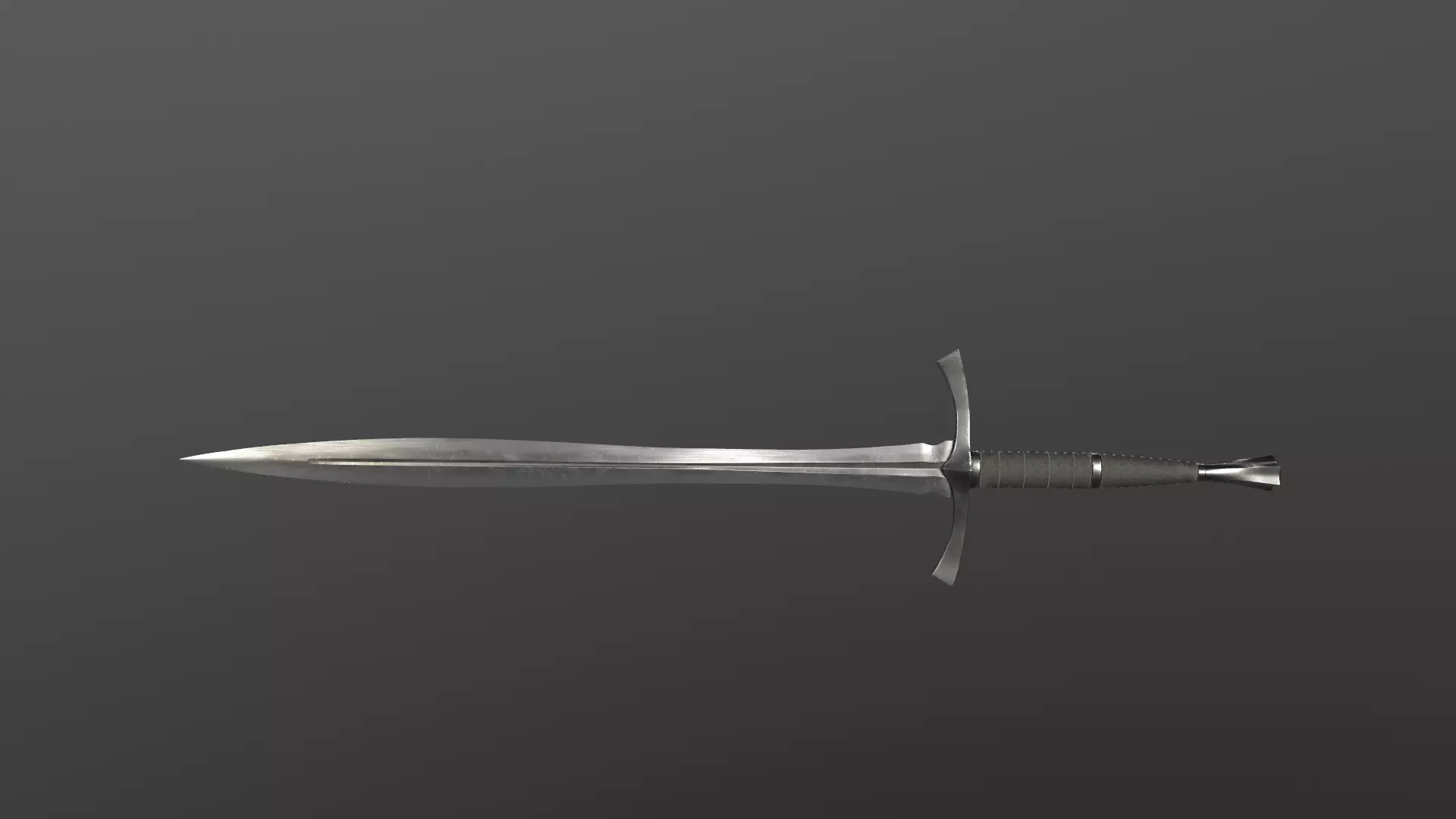 Dragon Swords Low-poly 3D model_8
