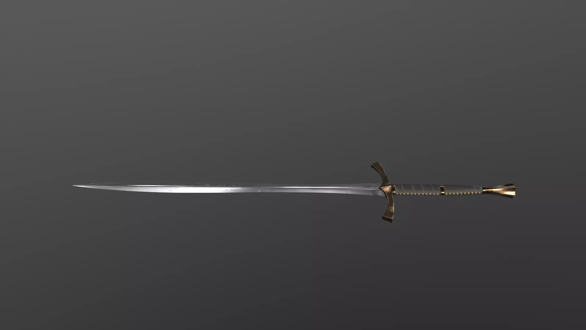 Dragon Swords Low-poly 3D model_14