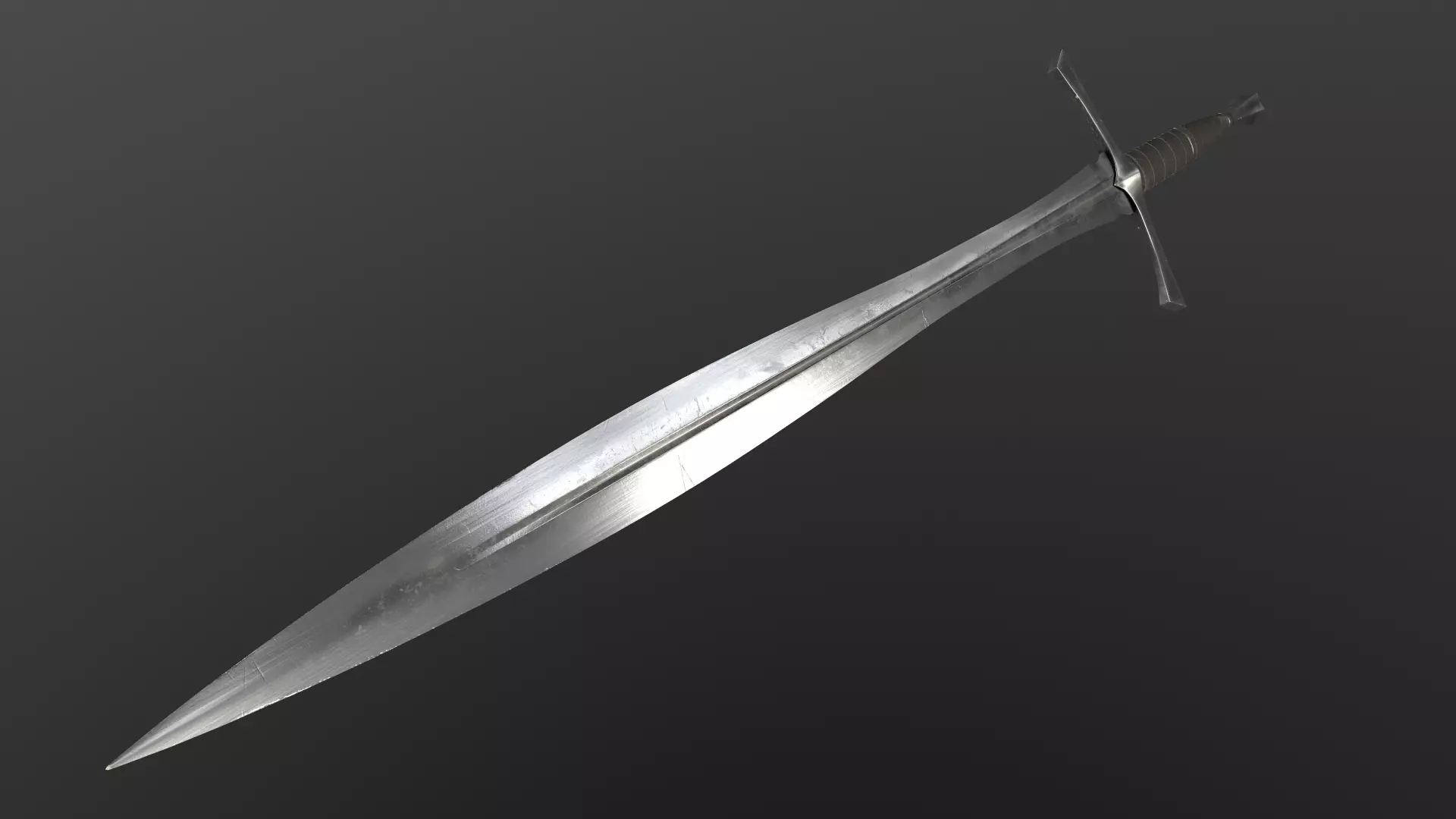 Dragon Swords Low-poly 3D model_27
