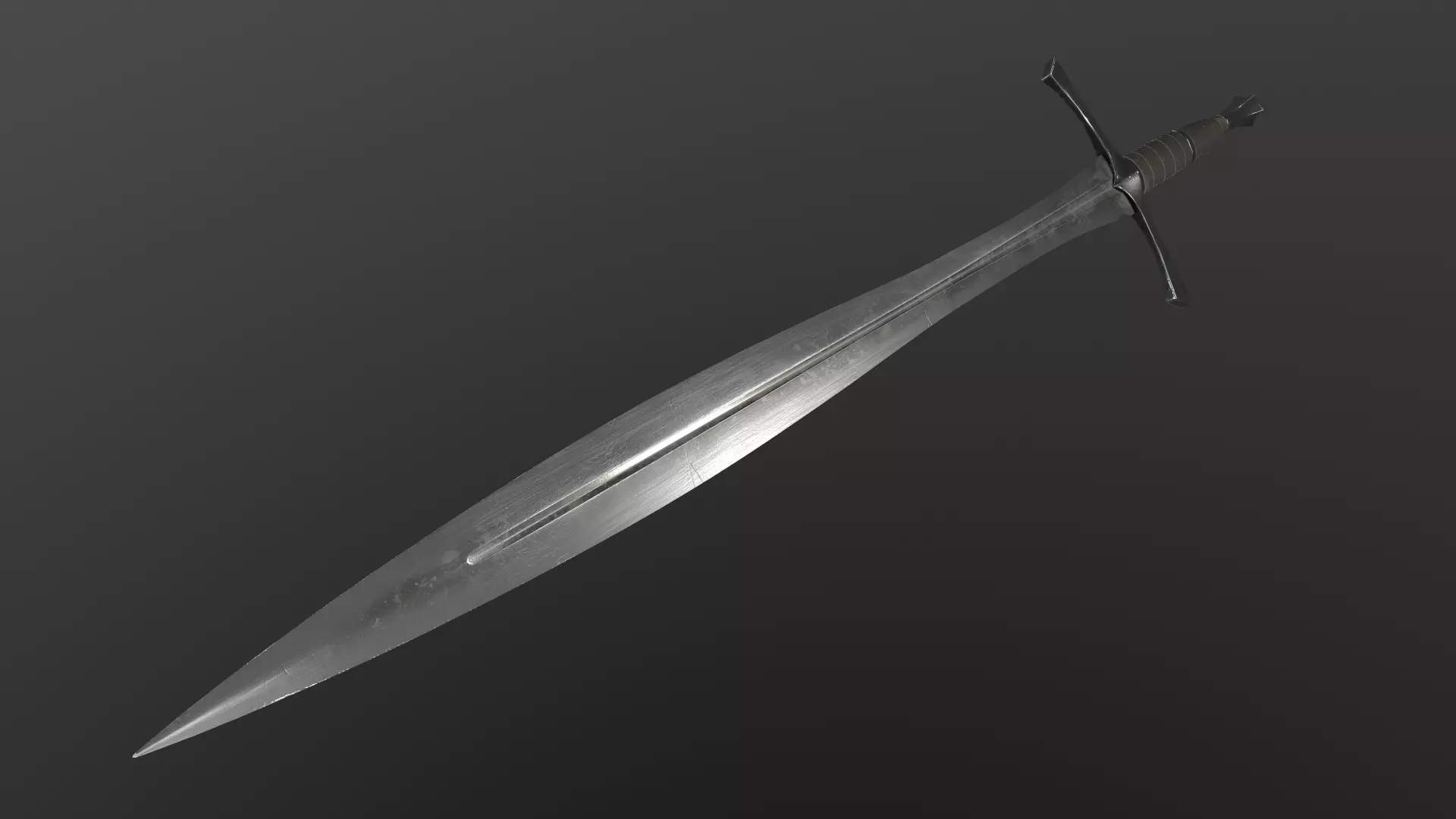 Dragon Swords Low-poly 3D model_24