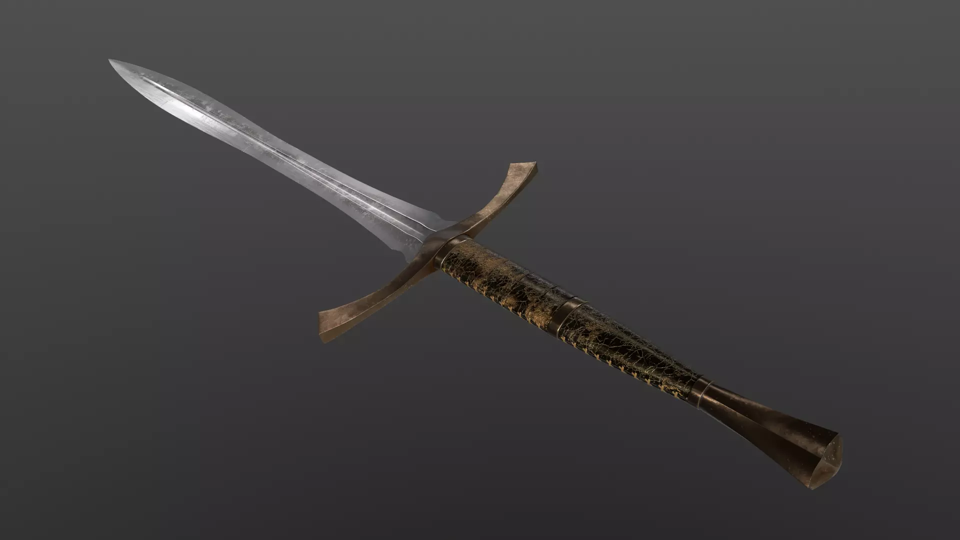 Dragon Swords Low-poly 3D model_29