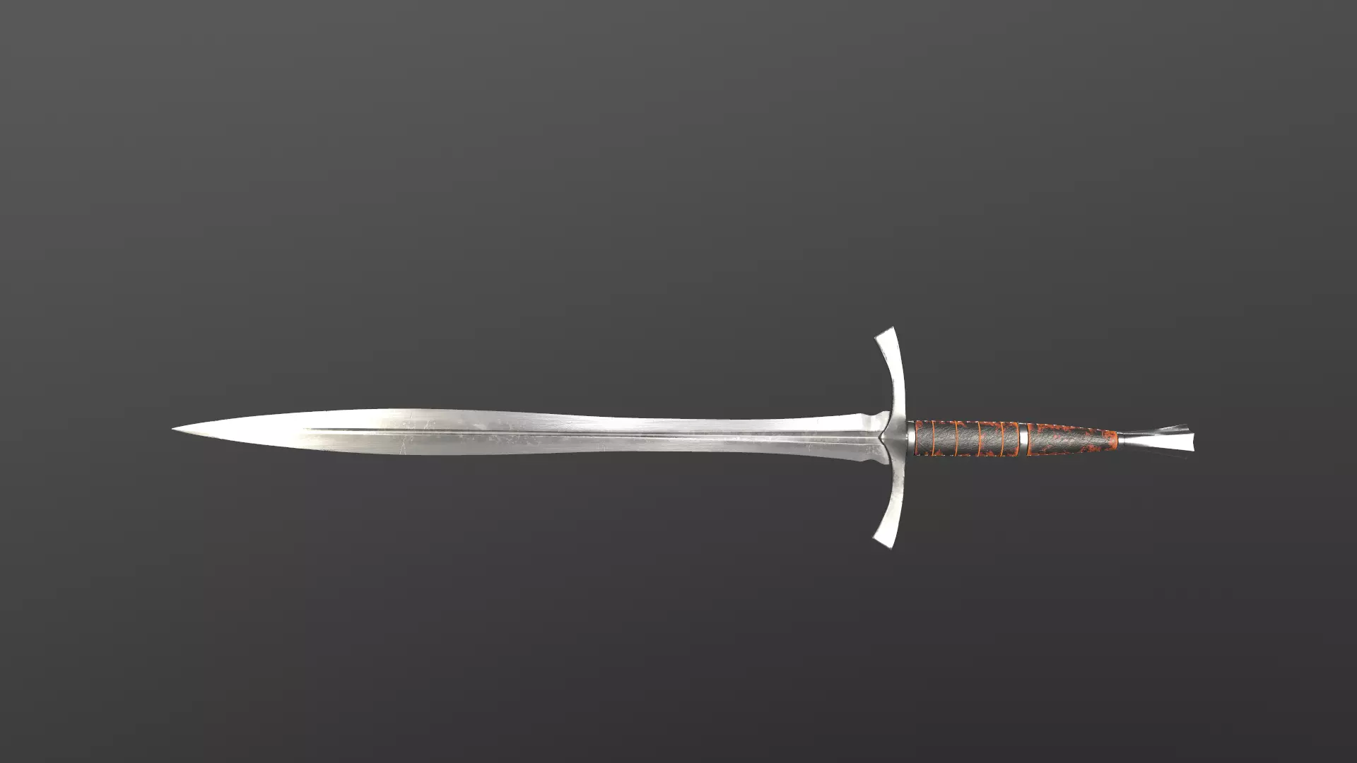 Dragon Swords Low-poly 3D model_7