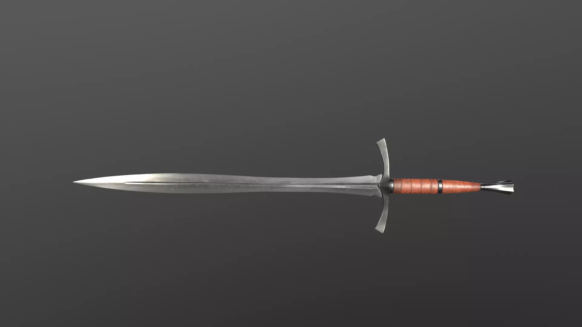 Dragon Swords Low-poly 3D model_9