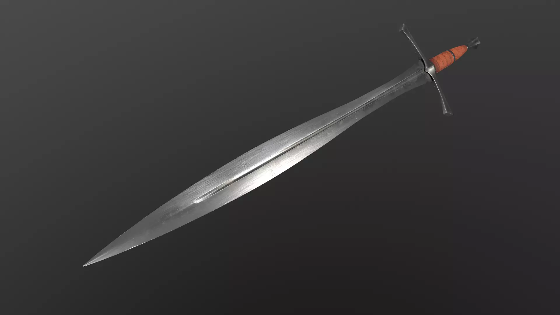 Dragon Swords Low-poly 3D model_28