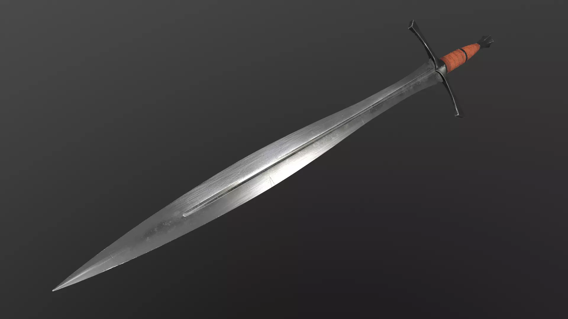 Dragon Swords Low-poly 3D model_25