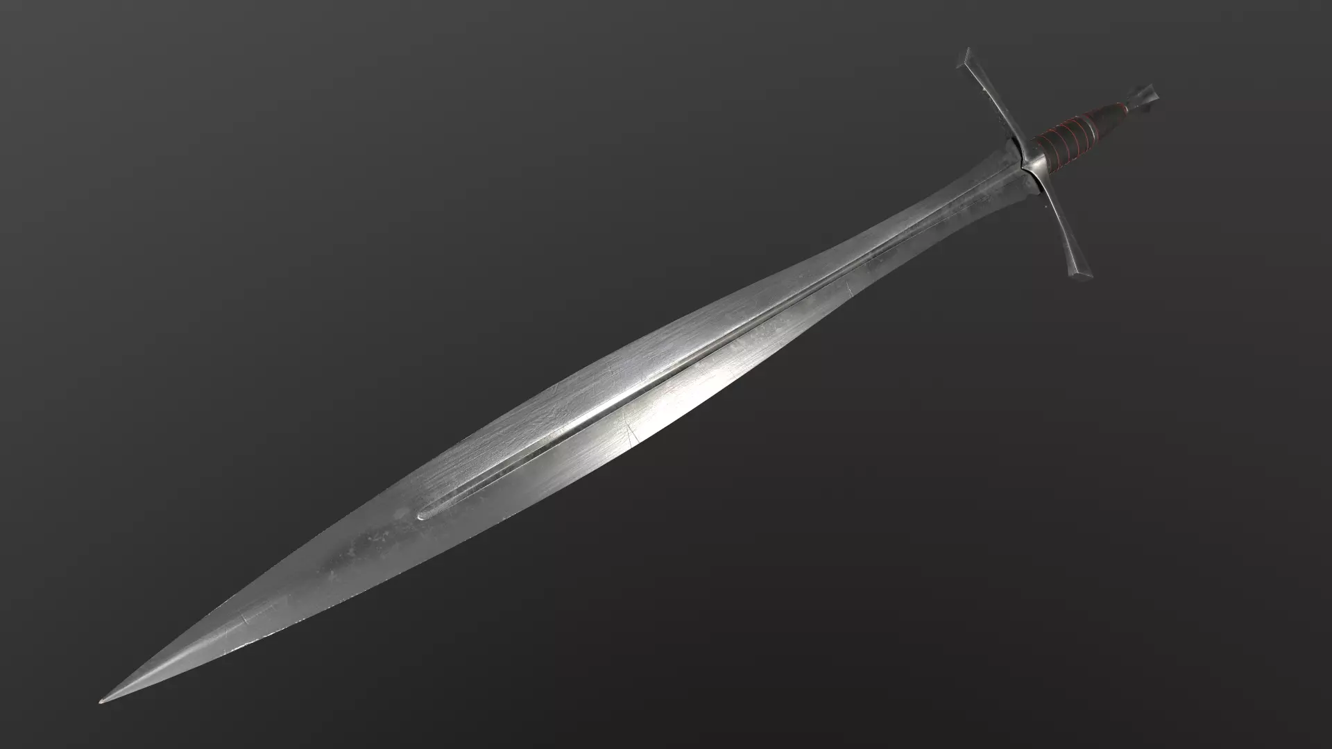 Dragon Swords Low-poly 3D model_26