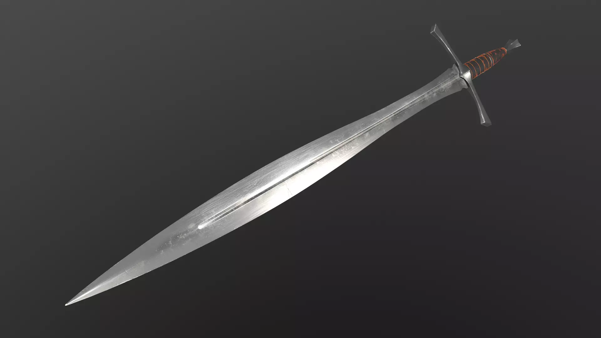 Dragon Swords Low-poly 3D model_23