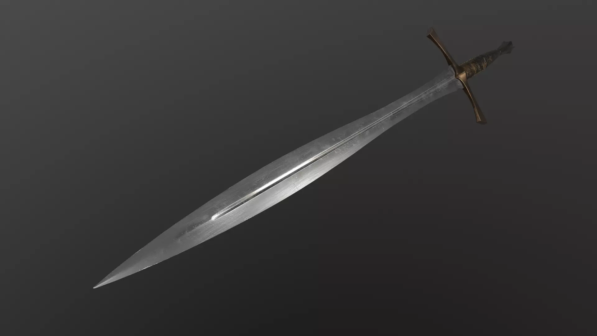 Dragon Swords Low-poly 3D model_21