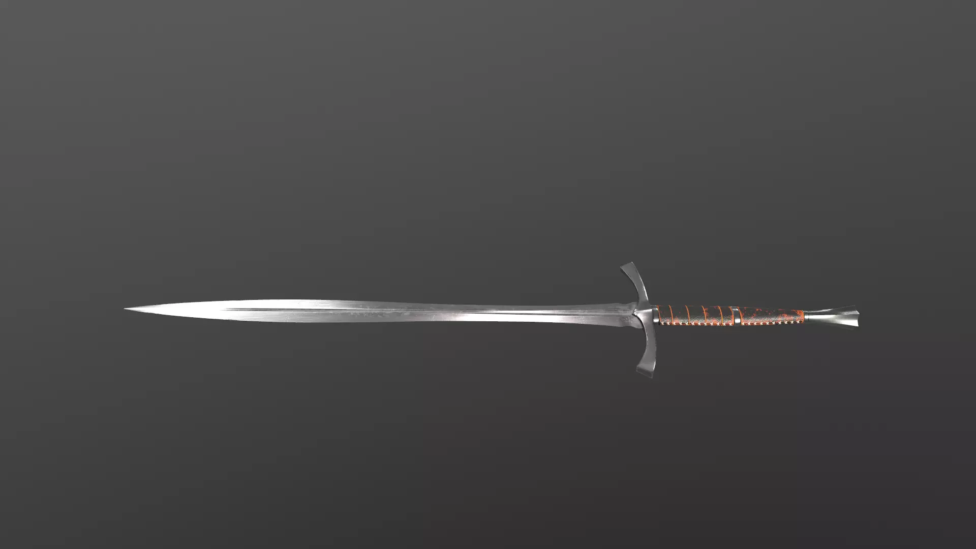 Dragon Swords Low-poly 3D model_15