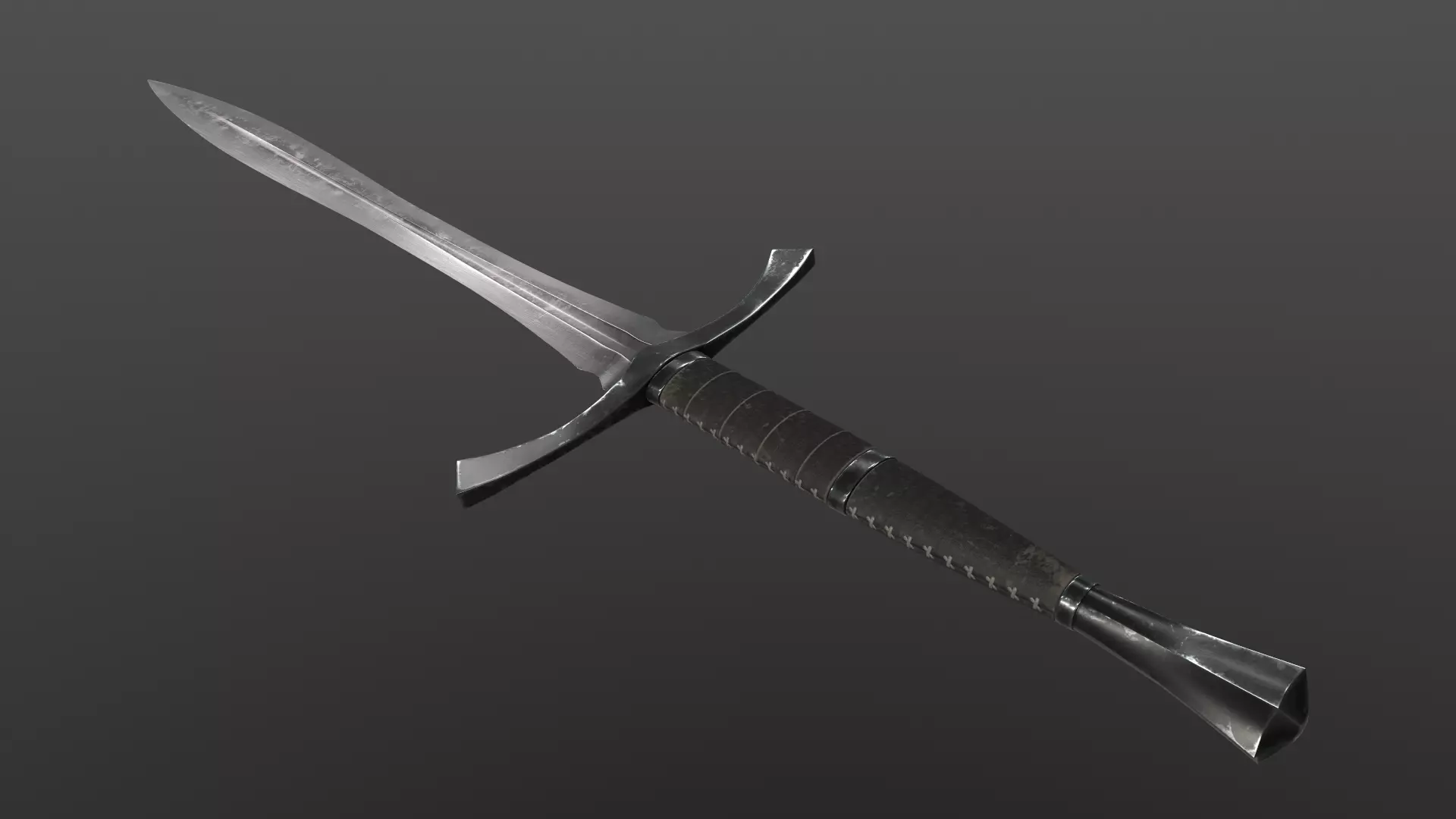 Dragon Swords Low-poly 3D model_32