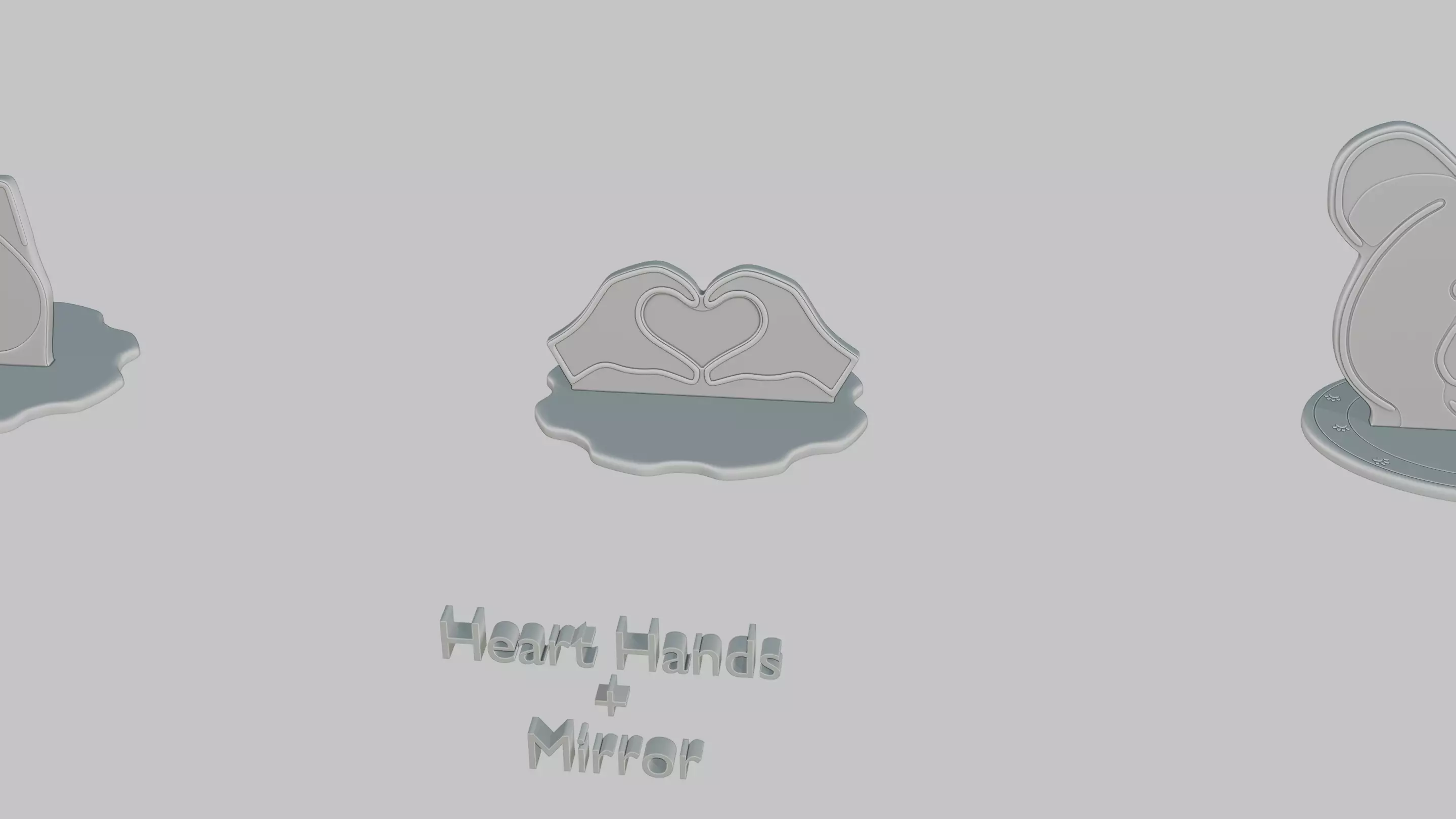 Wedding Vibes Pack Emoji Statues 3D print model_4