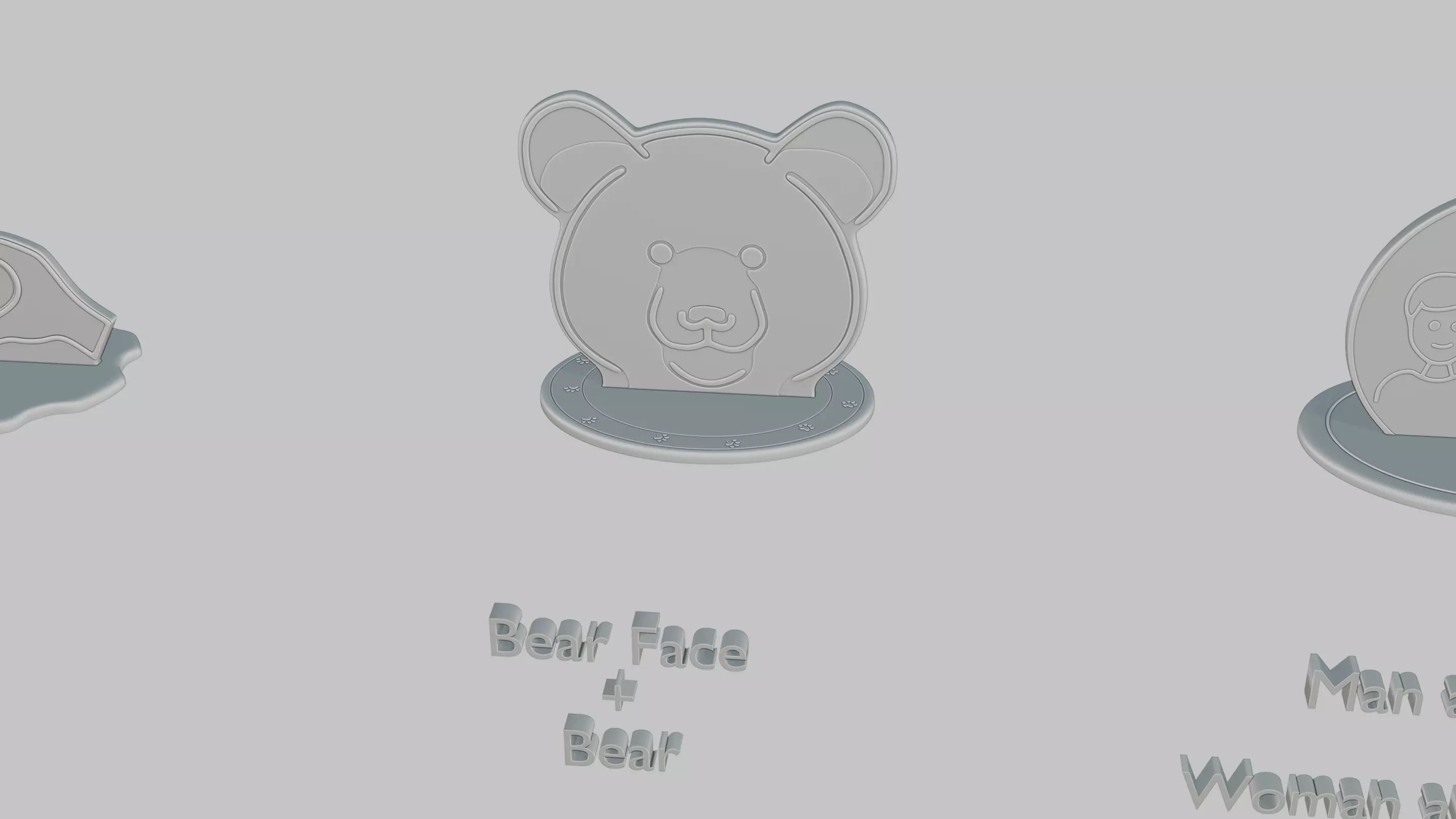 Wedding Vibes Pack Emoji Statues 3D print model_6