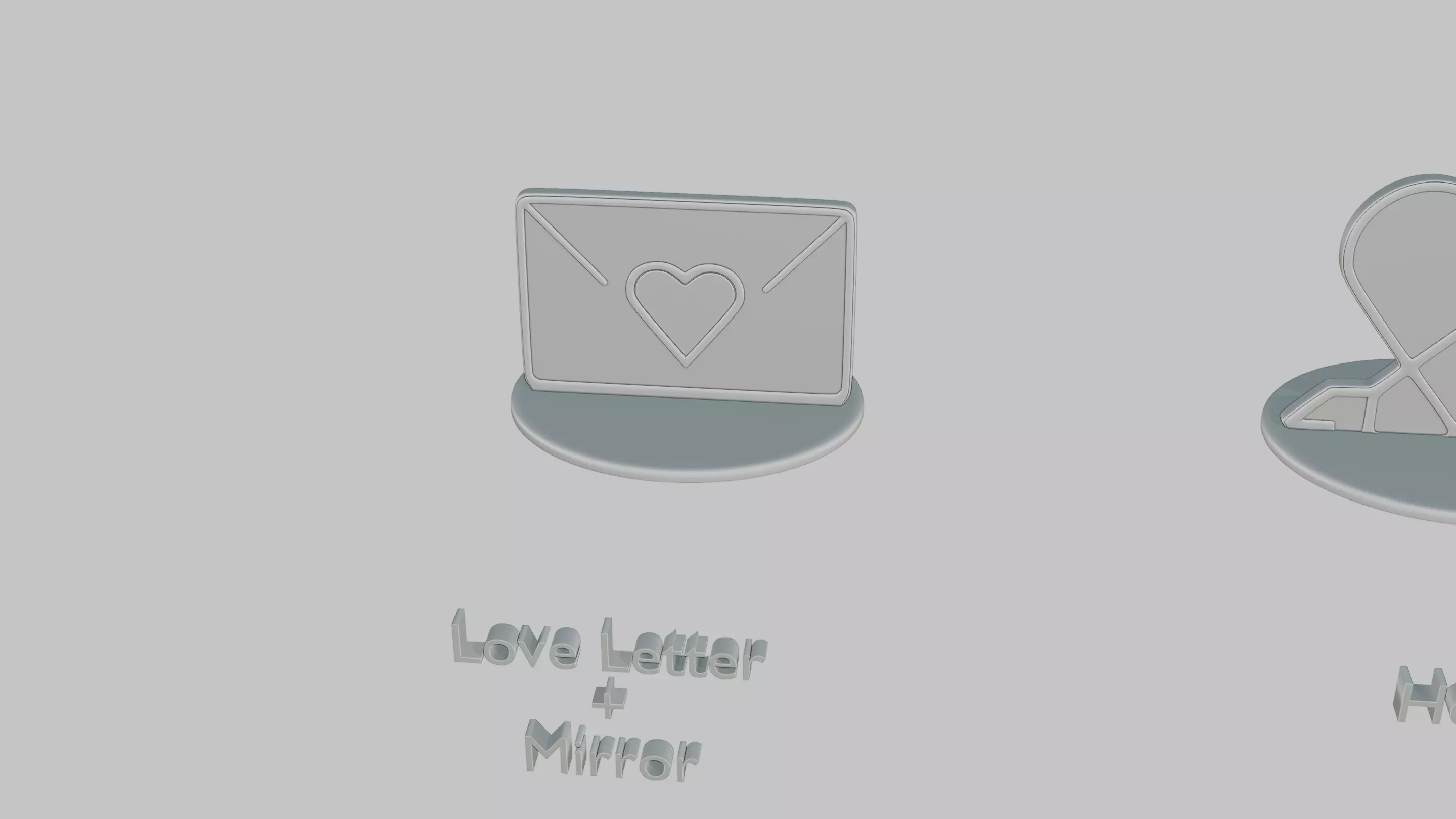 Wedding Vibes Pack Emoji Statues 3D print model_3