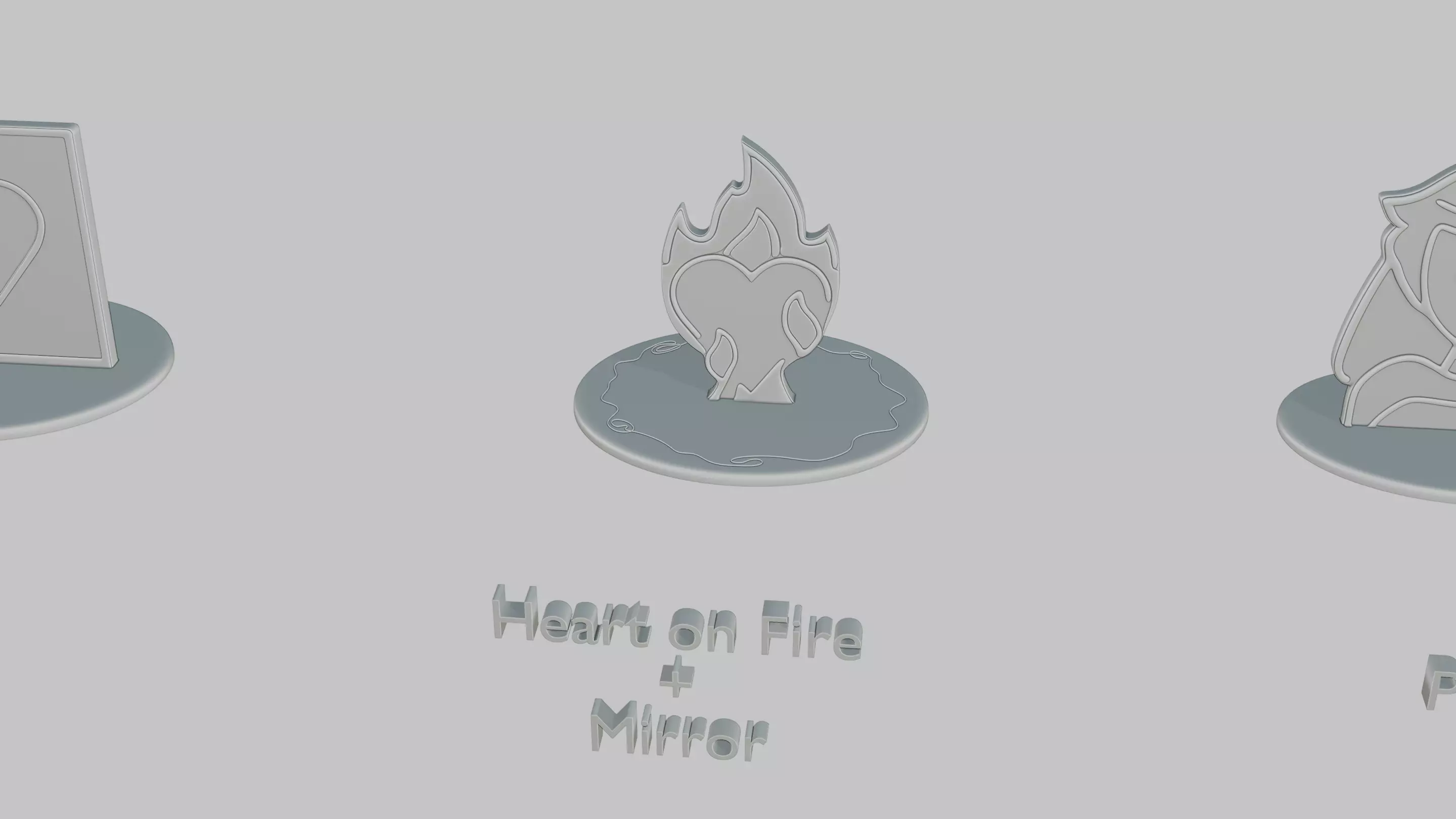 Wedding Vibes Pack Emoji Statues 3D print model_27