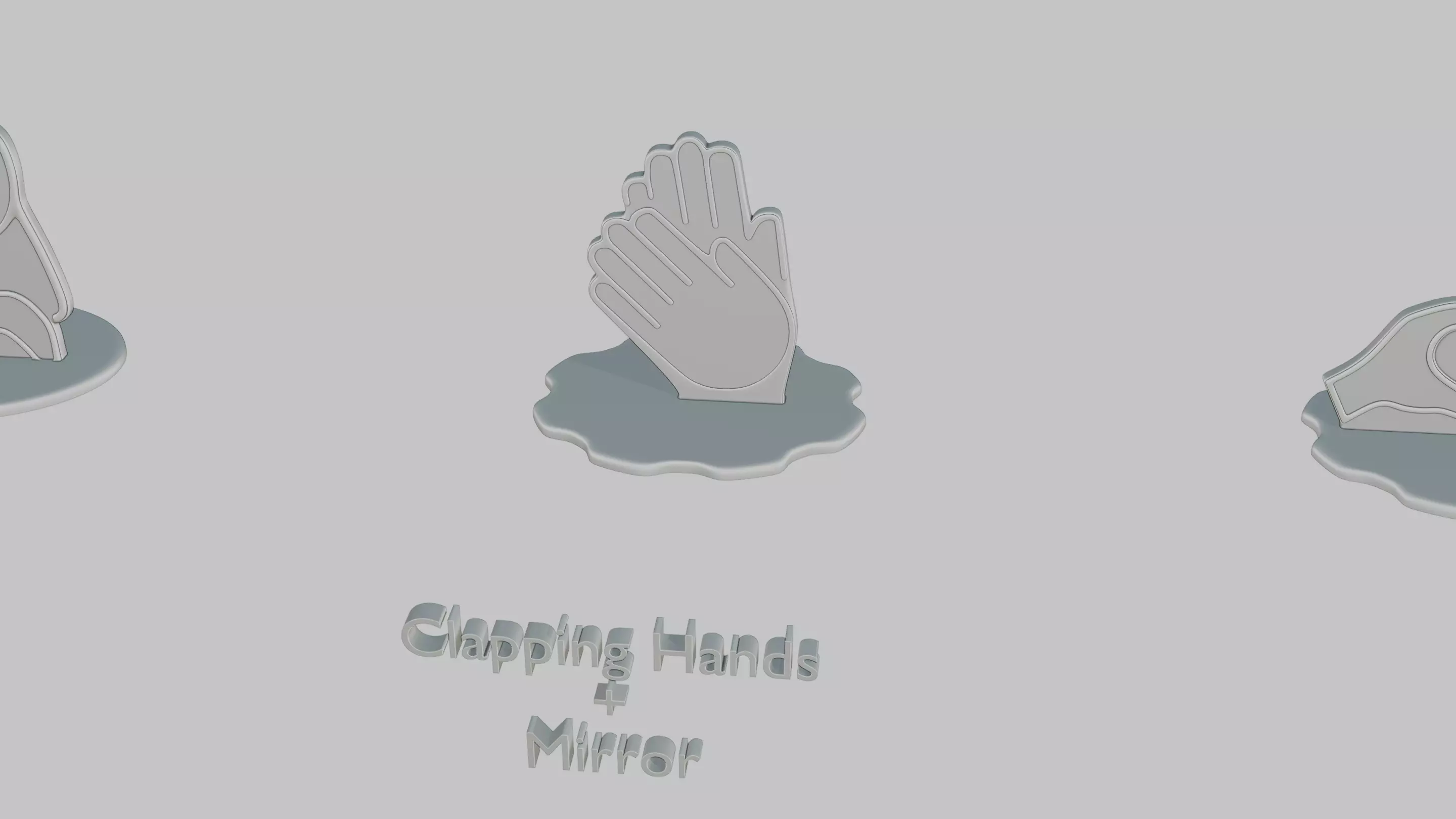 Wedding Vibes Pack Emoji Statues 3D print model_26