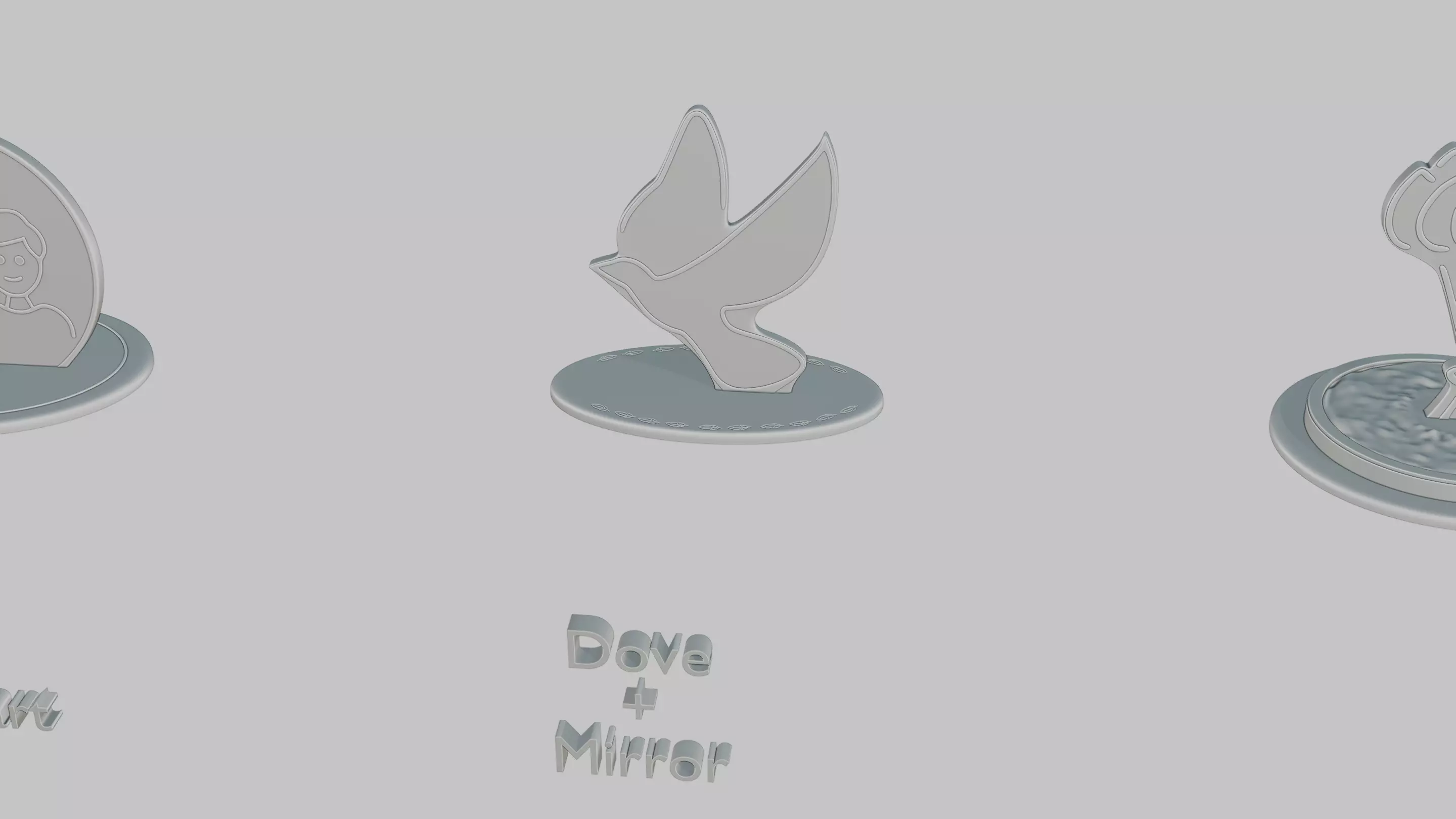 Wedding Vibes Pack Emoji Statues 3D print model_14