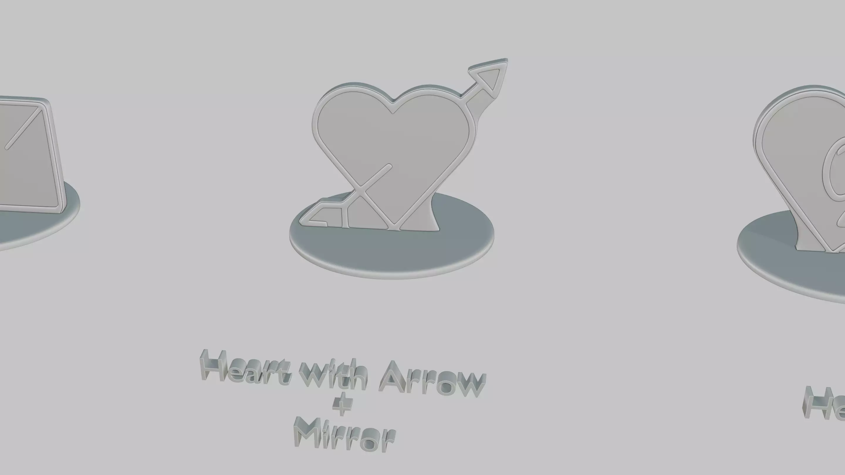 Wedding Vibes Pack Emoji Statues 3D print model_9