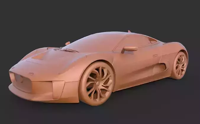Jaguar C-X75 3D print model