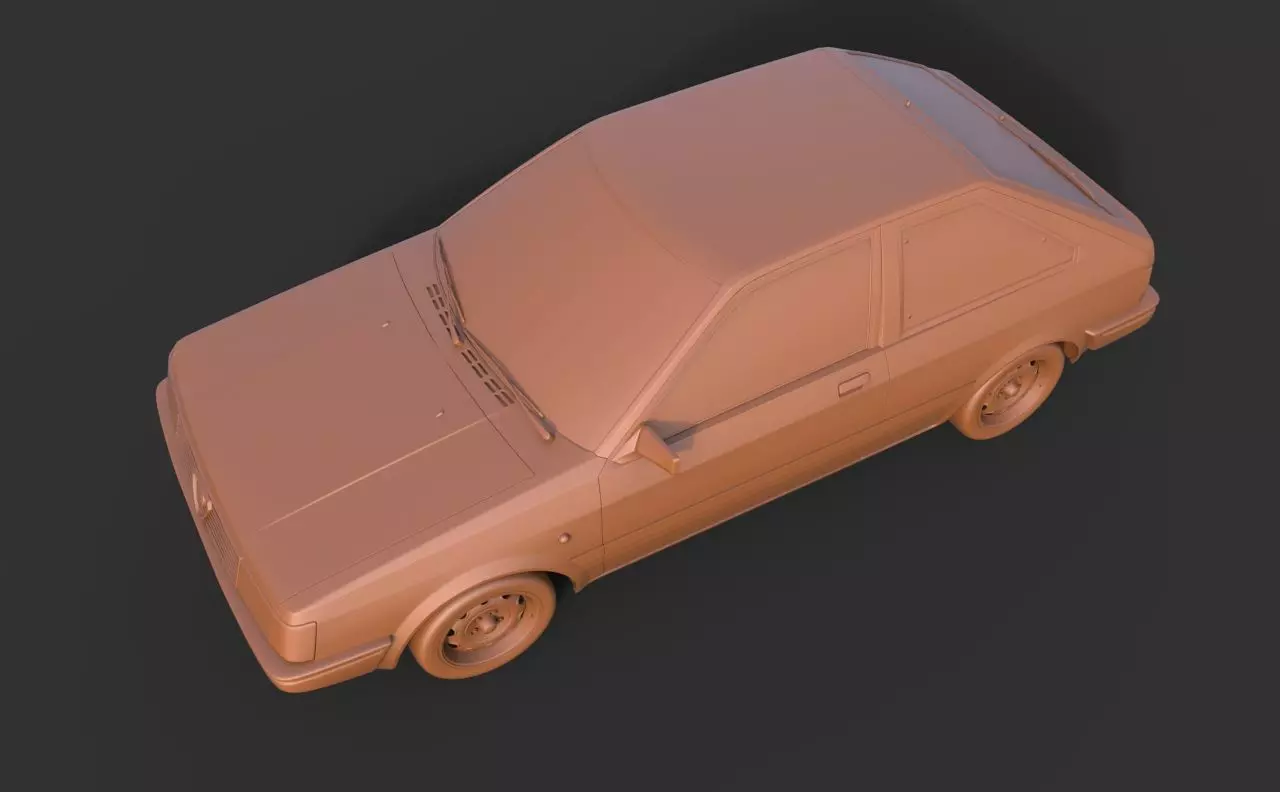 Alfa Romeo Arna 3D print model_6