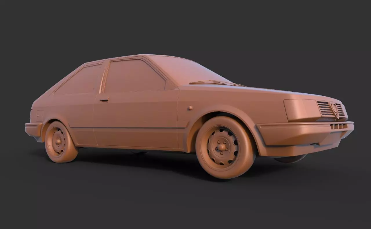 Alfa Romeo Arna 3D print model_2