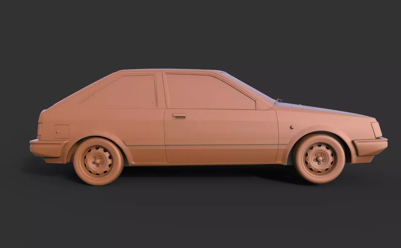Alfa Romeo Arna 3D print model_3