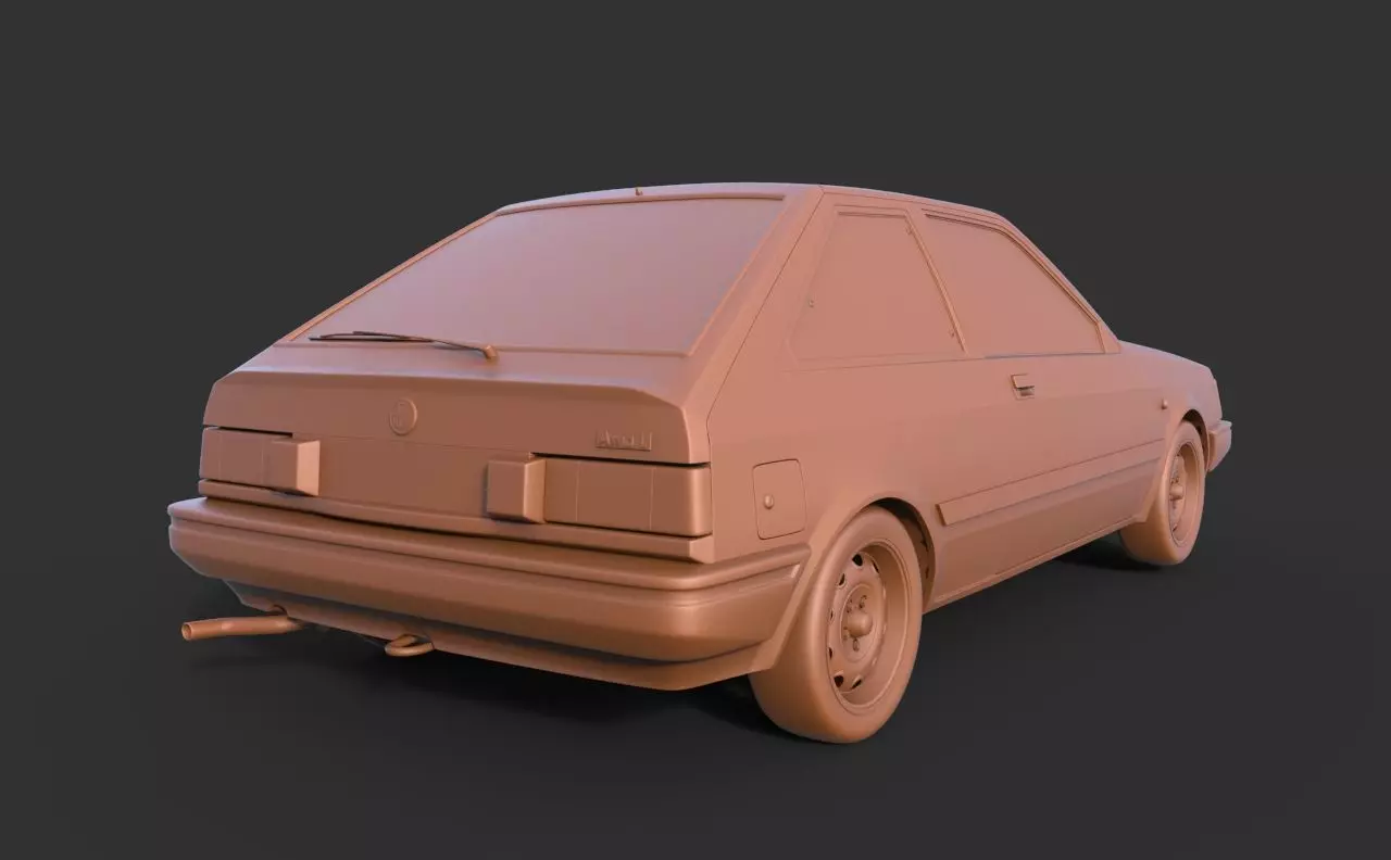 Alfa Romeo Arna 3D print model_4