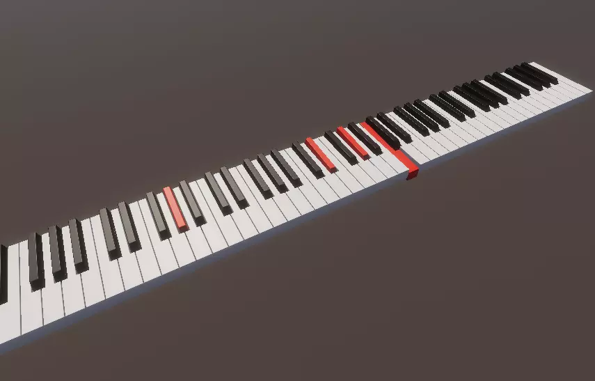 Piano88 3D print model