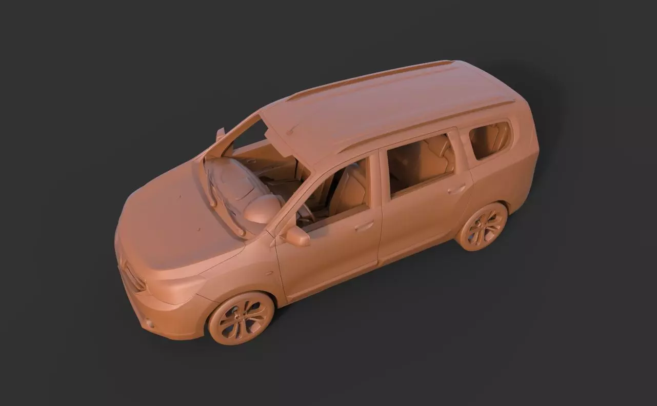 Dacia Lodgy 2013 3D print model_6