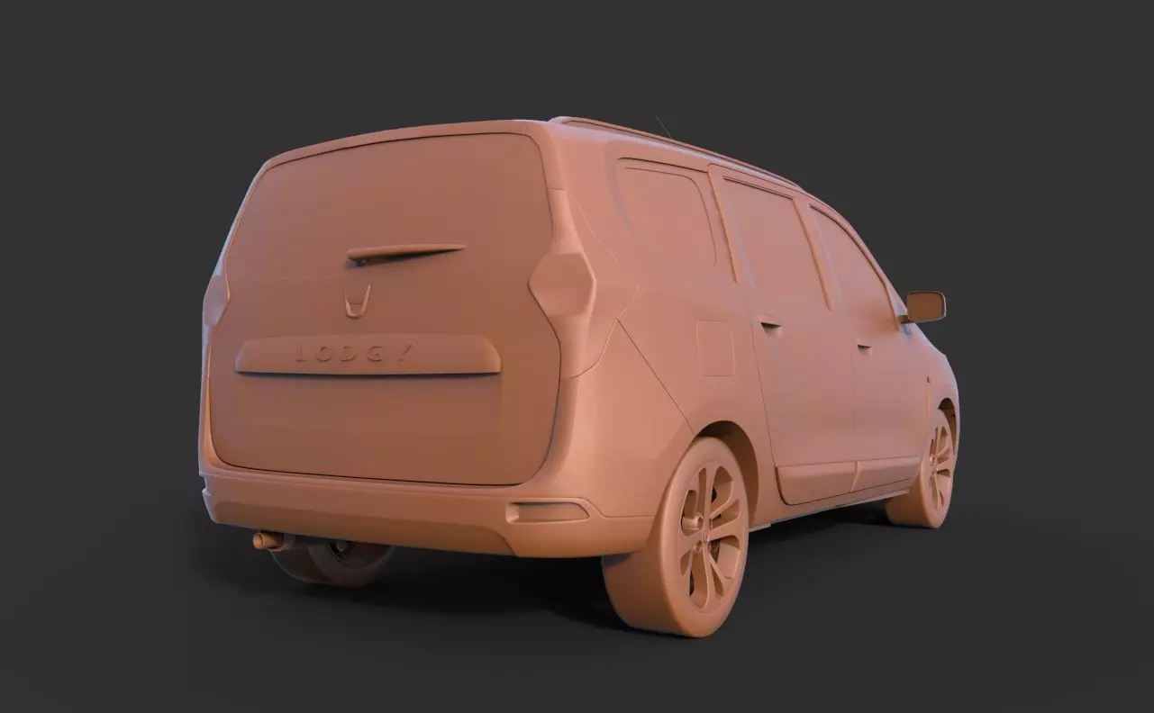 Dacia Lodgy 2013 3D print model_4