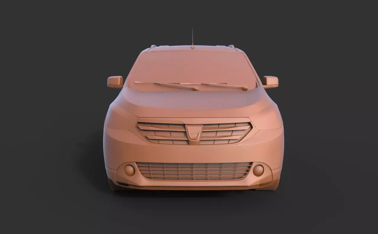 Dacia Lodgy 2013 3D print model_1