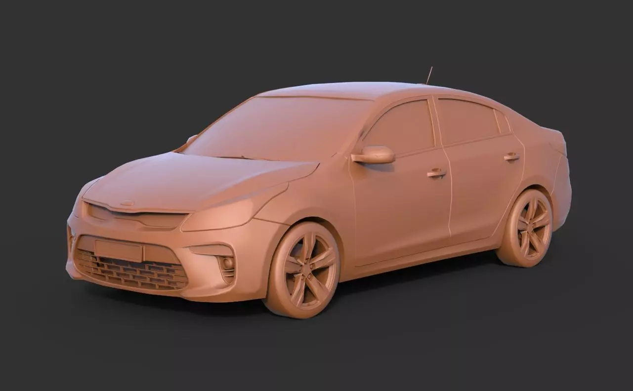Kia Rio 3D print model