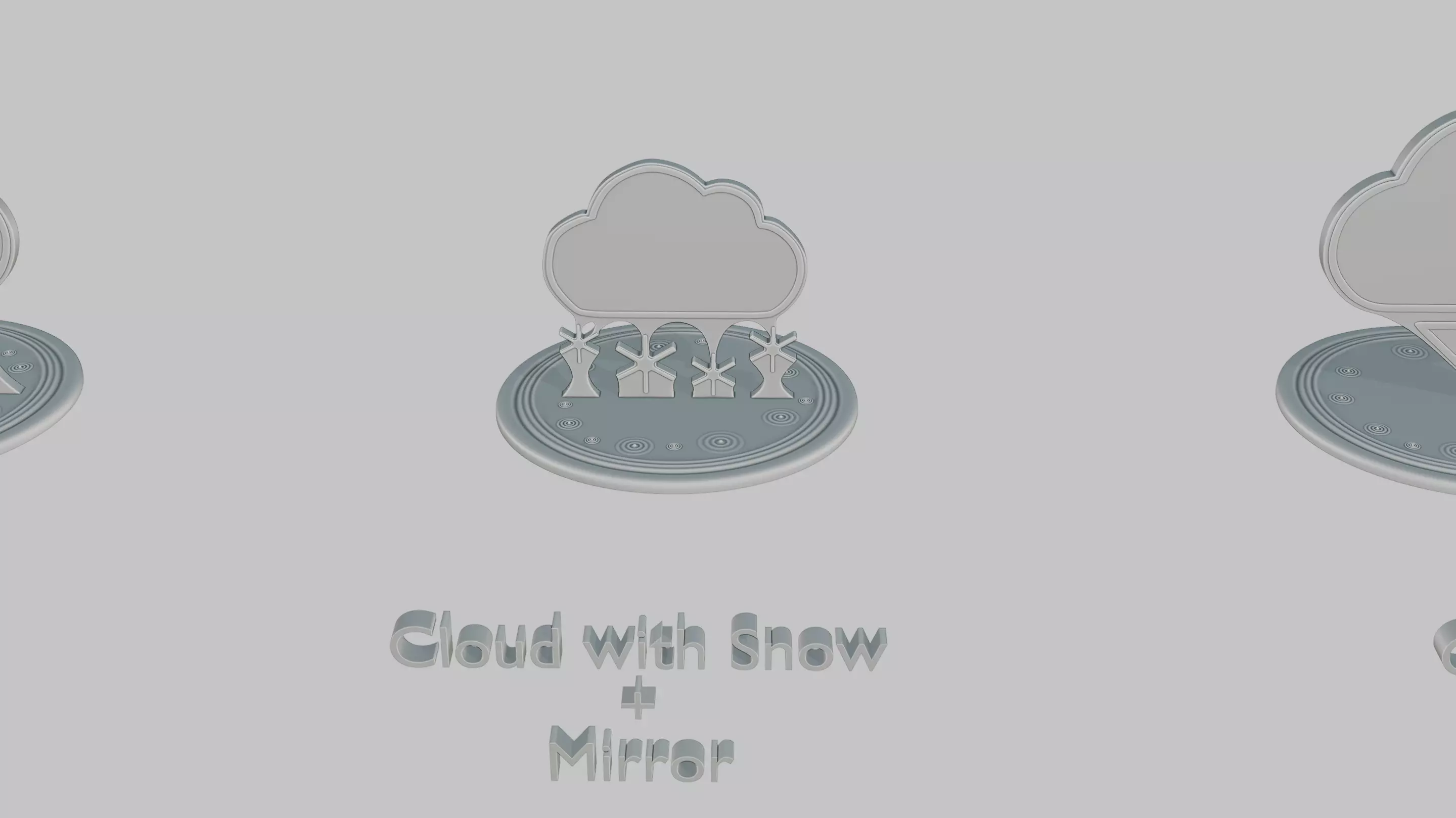 Winter Wonderland Pack Emoji Statues 3D print model_52