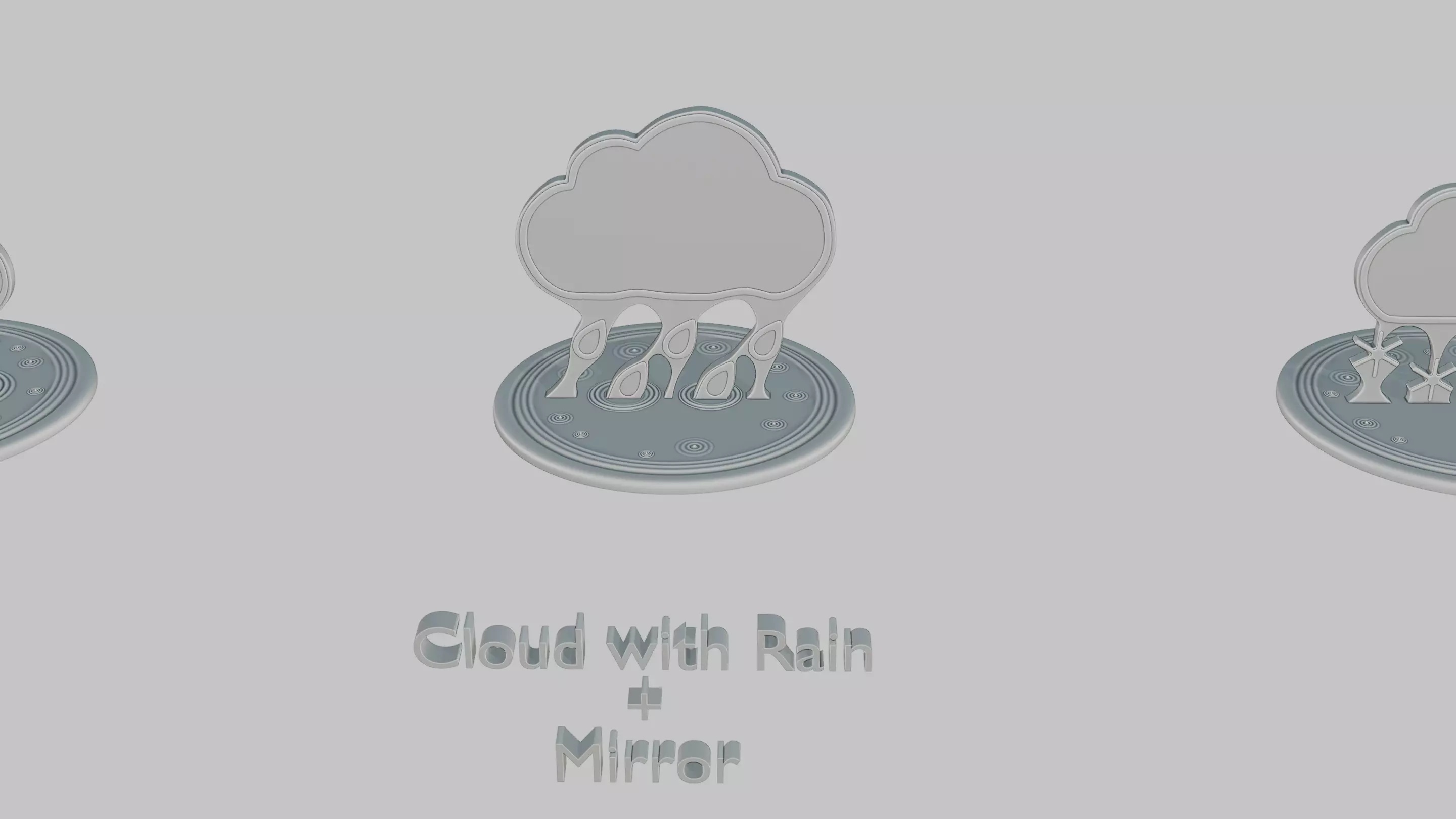 Winter Wonderland Pack Emoji Statues 3D print model_49